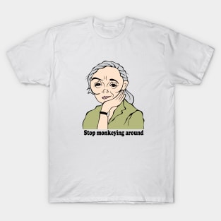 JANE GOODALL FAN ART!! T-Shirt